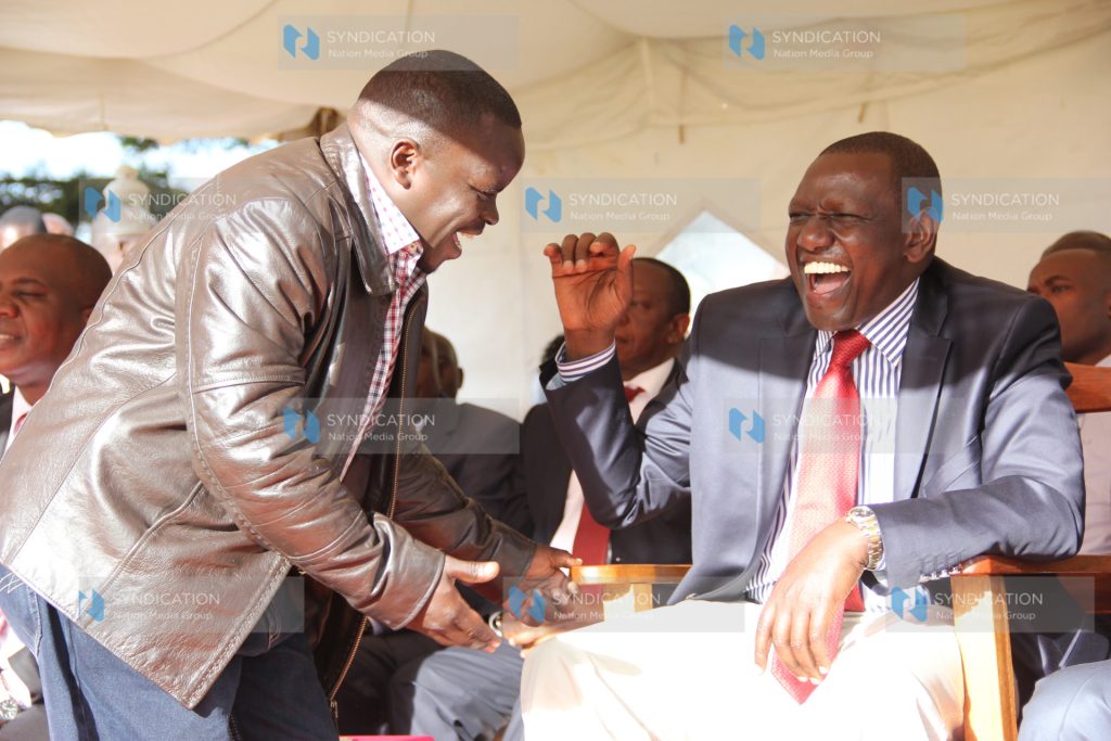 Deputy President William Ruto, and former radio presenter Joshua Arap Sang
