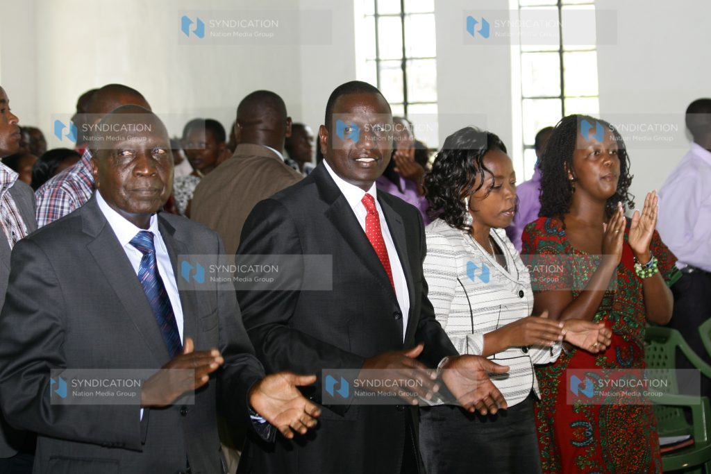 Deputy President William Ruto with his wife Rachel