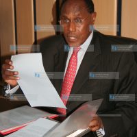 Internal security minister Prof George Saitoti