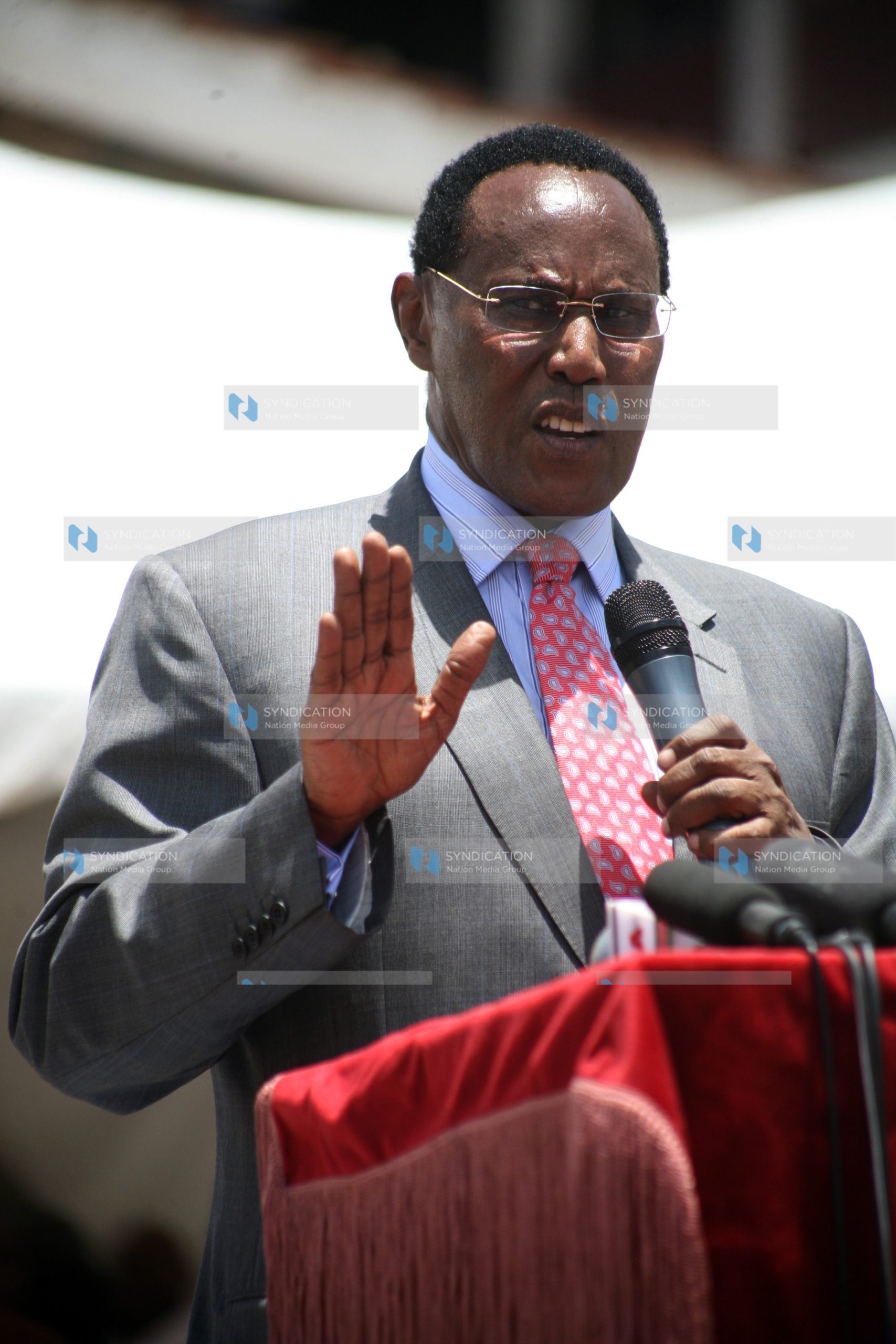 Internal security minister George Saitoti