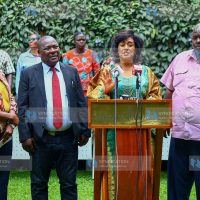 Dagoretti North Constituency Member of Parliament Beatrice Elachi, Kibra MP Peter Orero, Nairobi Woman Representative Esther Passaris and Makadara Member of Parliament George Aladwa