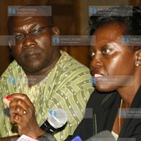 Justice and constitutional affairs minister Martha Karua