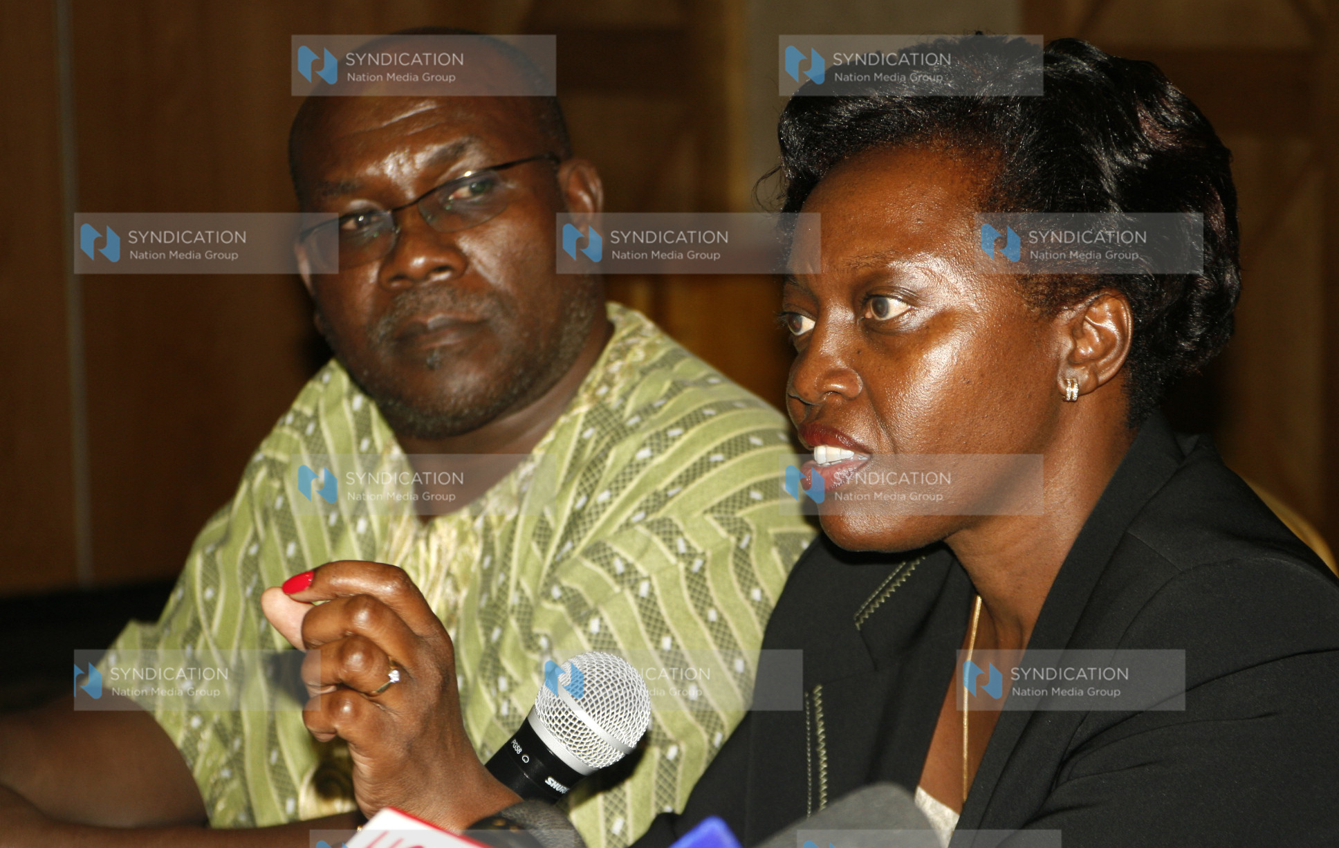 Justice and constitutional affairs minister Martha Karua