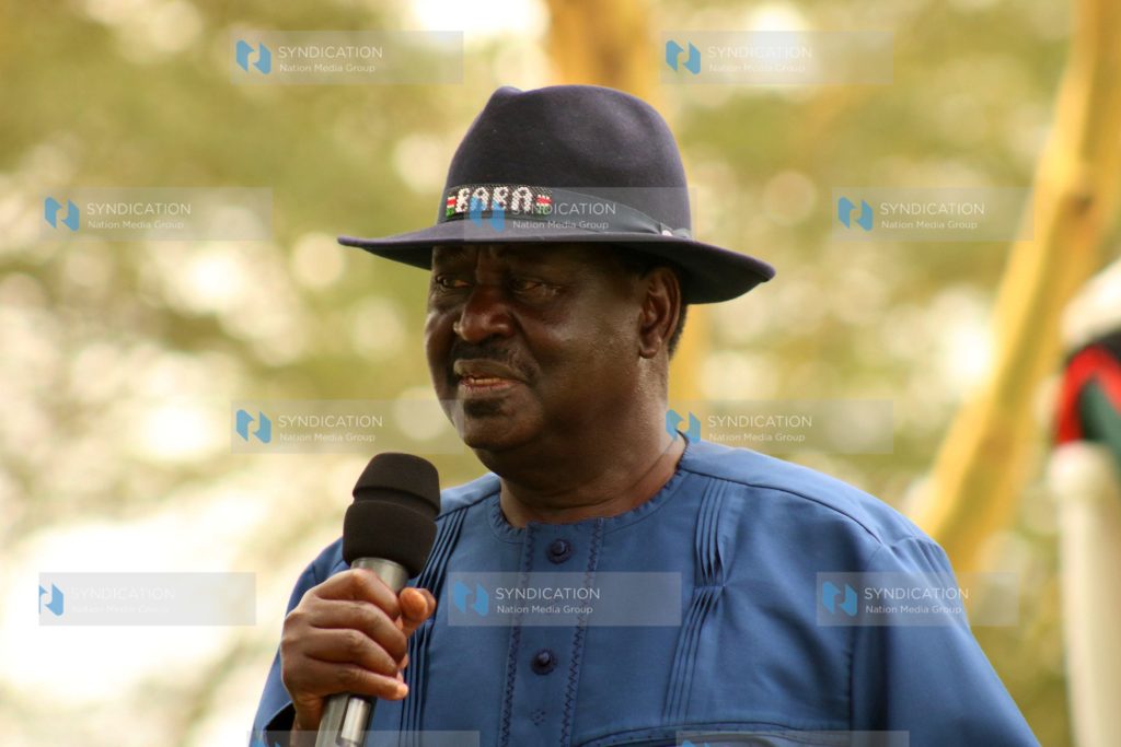 ODM Party Leader Raila Odinga