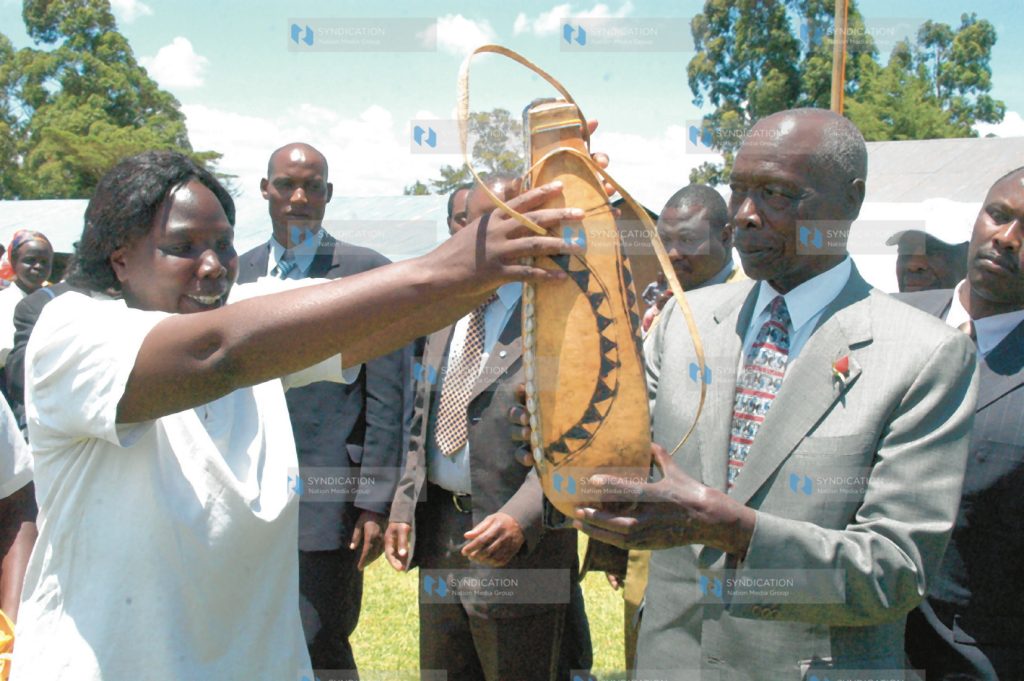 Former President Daniel Arap Moi