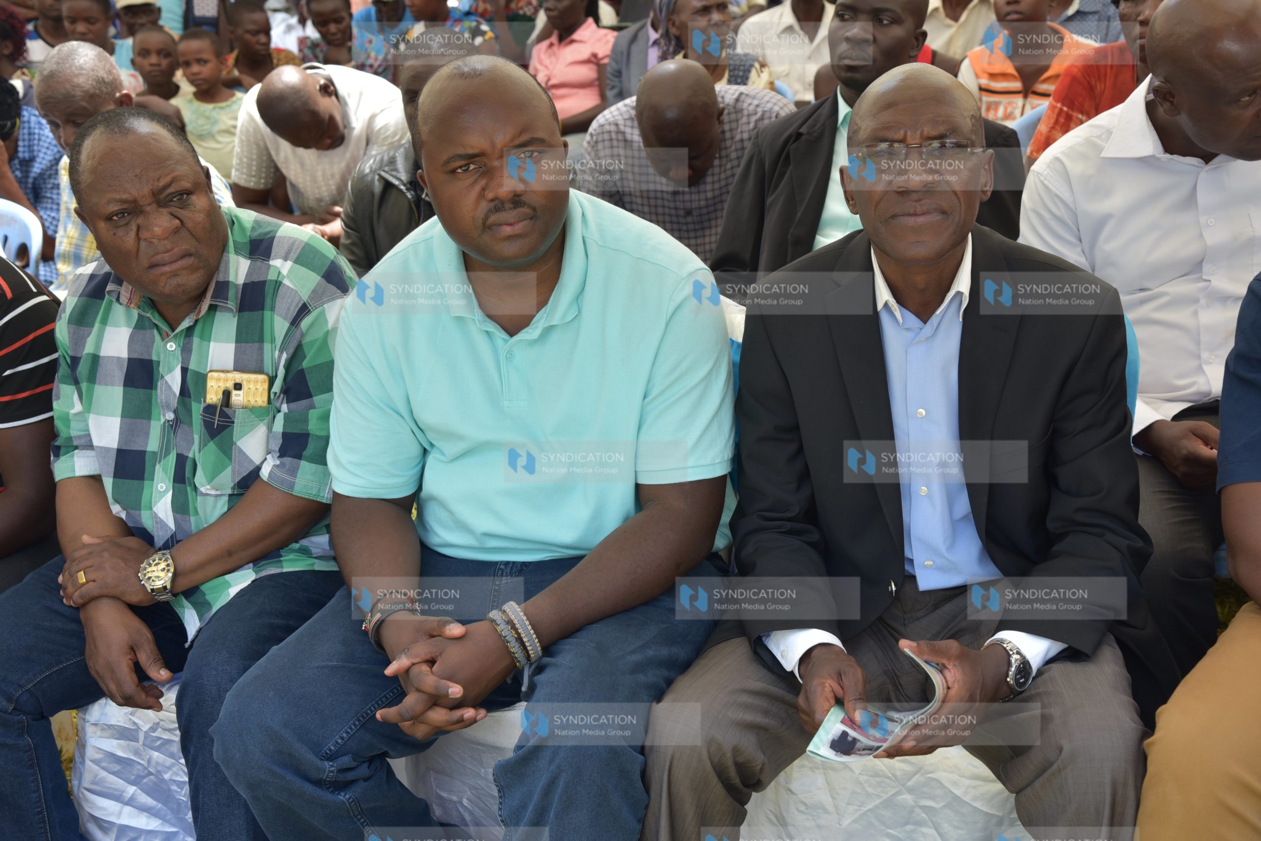 Matungu MP Justus Murunga,Butere MP Tindi Mwale, and Ford Kenya Deputy Party Leader Boni Khalwale