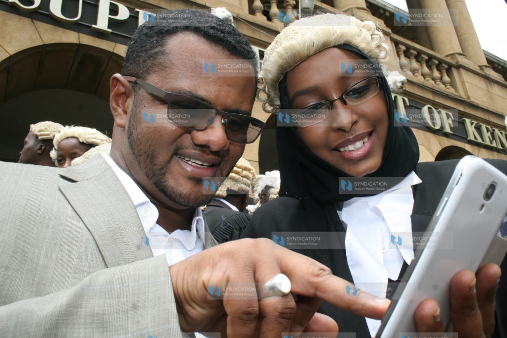Mombasa Senator Omar Hassan with his wife Mrs. Asli Osman Mahamud