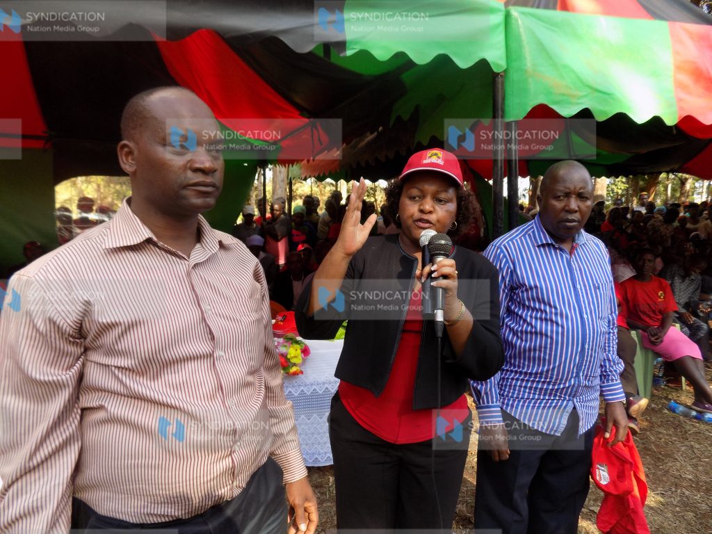 Former Devolution CS and Kirinyaga gubernatorial aspirant Anne Waiguru