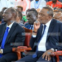 President Uhuru Kenyatta with Deputy William Ruto