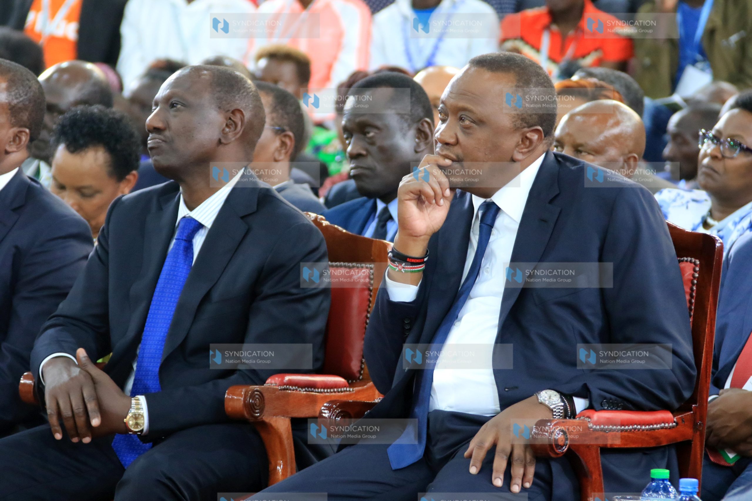 President Uhuru Kenyatta with Deputy William Ruto