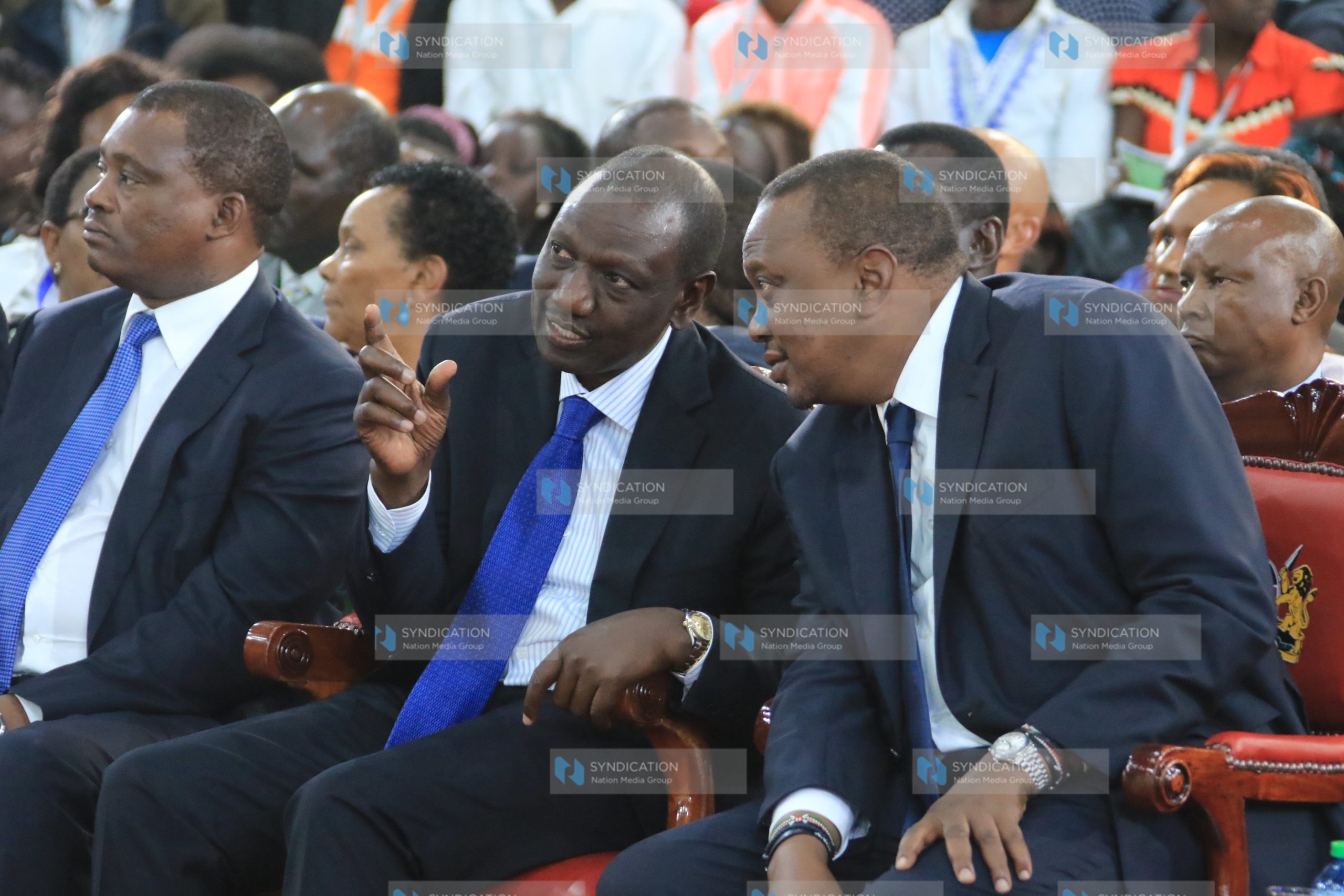 President Uhuru Kenyatta with Deputy William Ruto
