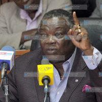 Francis Atwoli during a press conference