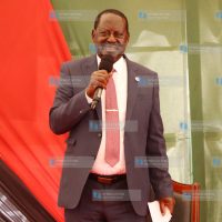 Raila Odinga addressing university student leaders at Jaramogi Oginga Odnga Foundation