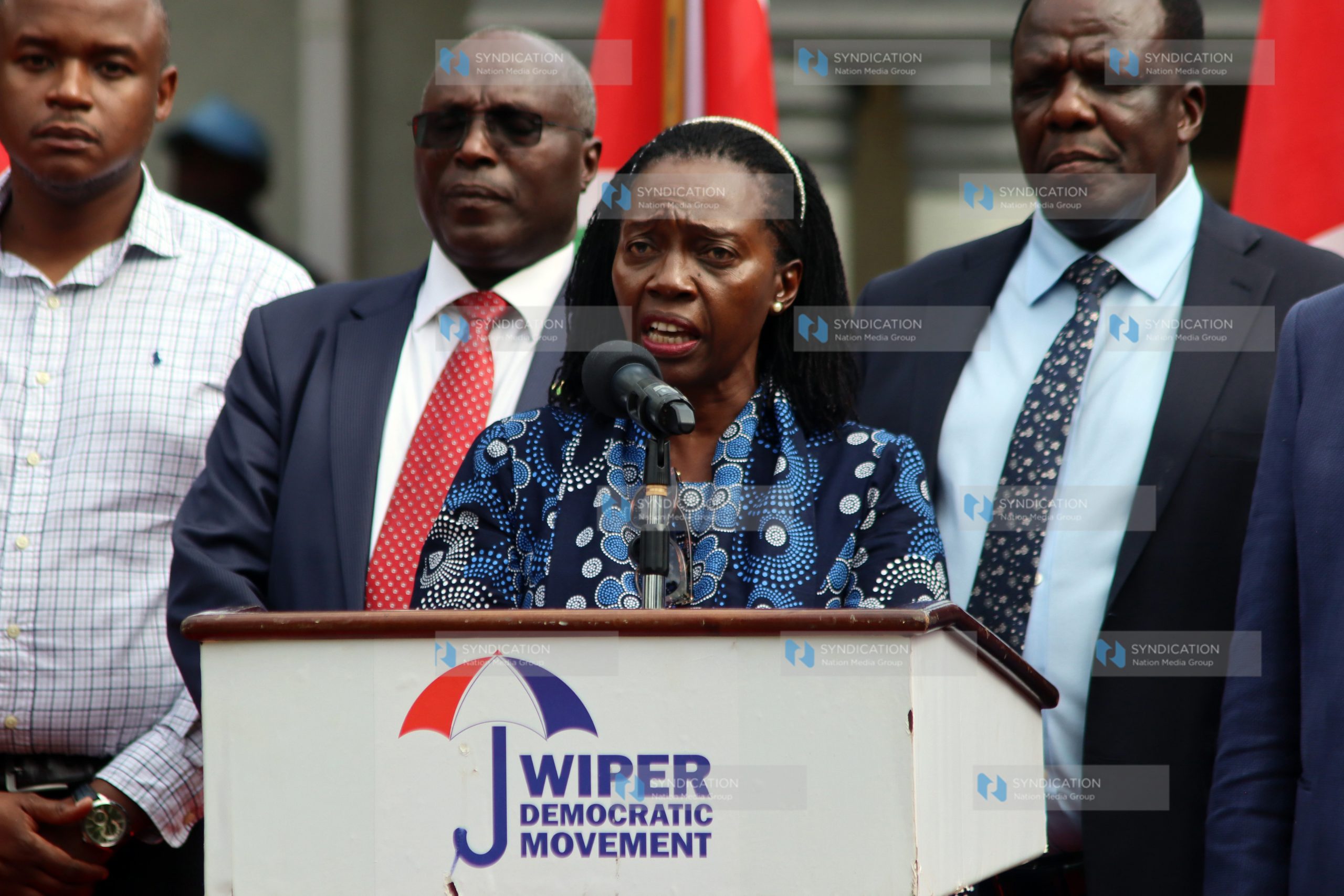 Azimio presser at Steven Kalonzo Command Centre