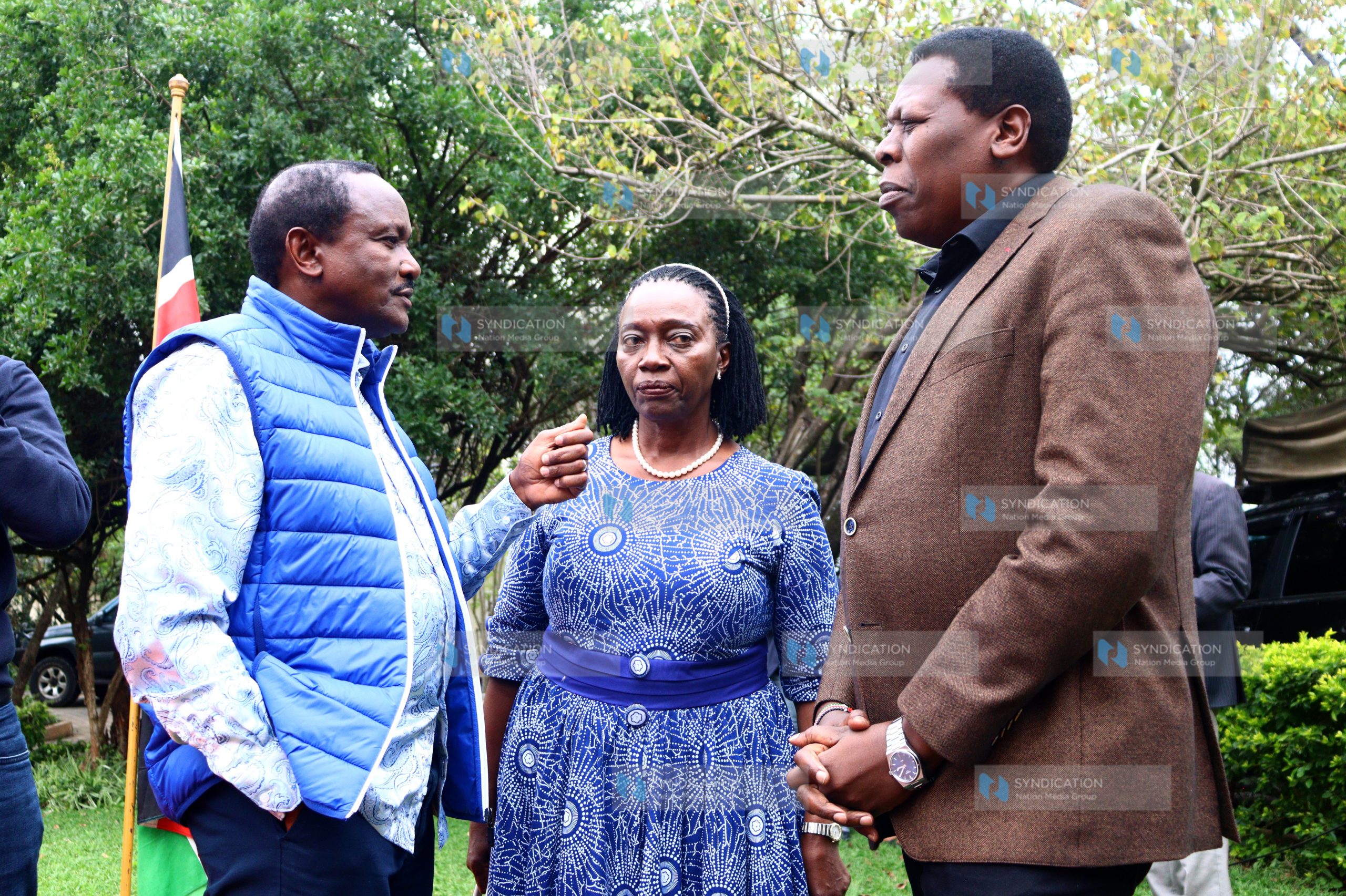 A presser at Steven Kalonzo Musyoka Command Centre