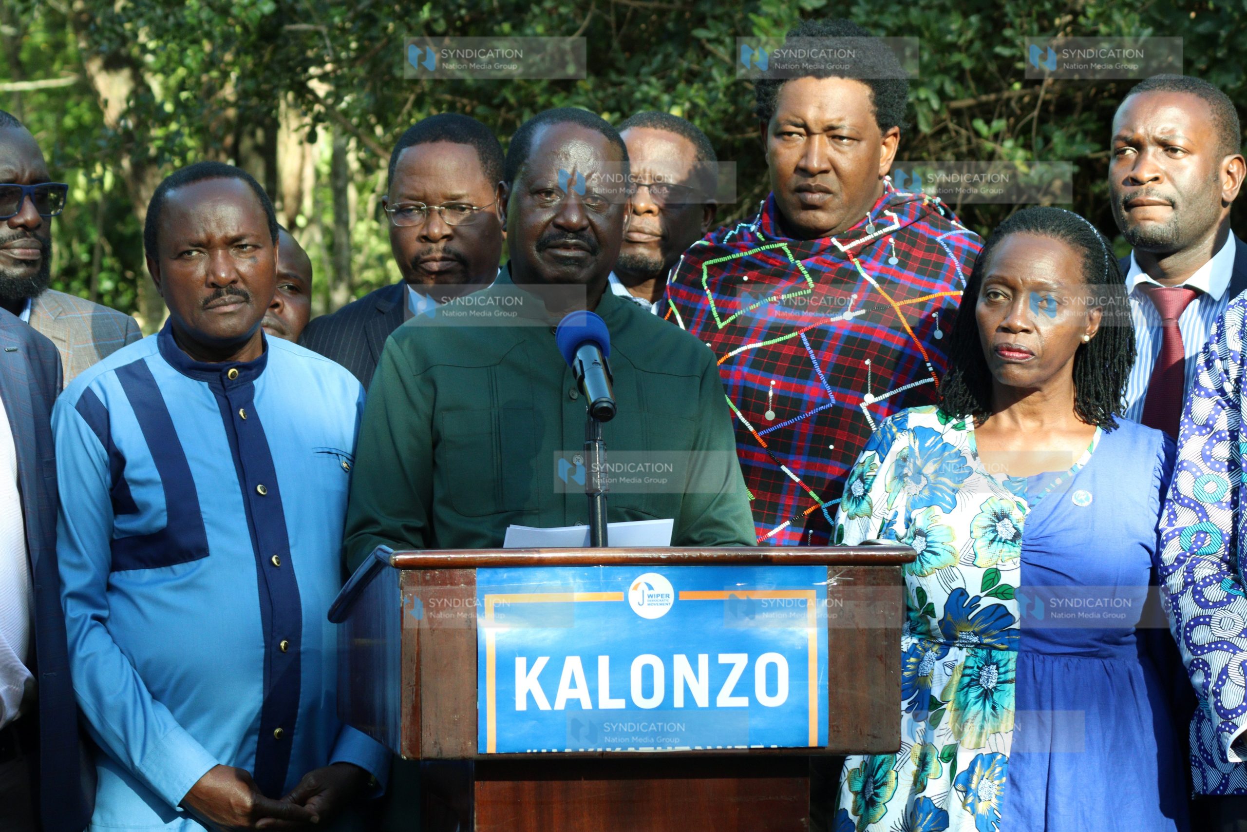 Azimio Parliamentary Group Presser at Kalonzo Command Centre