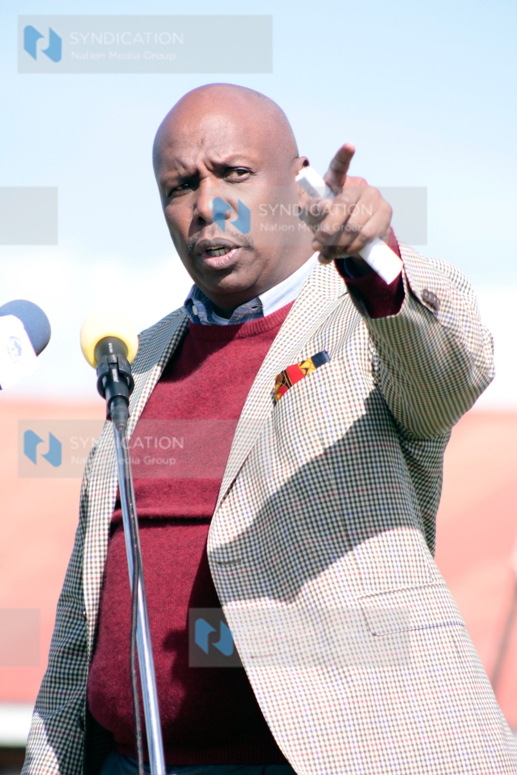 Baringo County Senator Gideon Moi spoke at Kipkuyang in Eldama-Ravine Sub-County