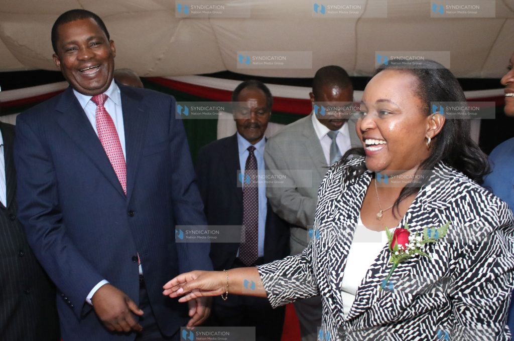 At Parliament Buildings