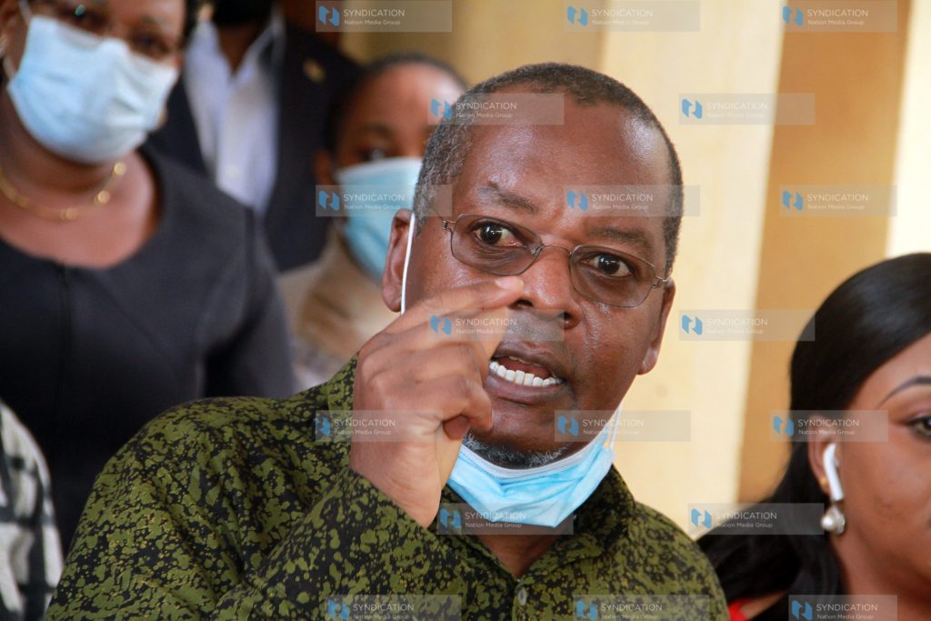 Majority Leader in the National Assembly Amos Kimunya