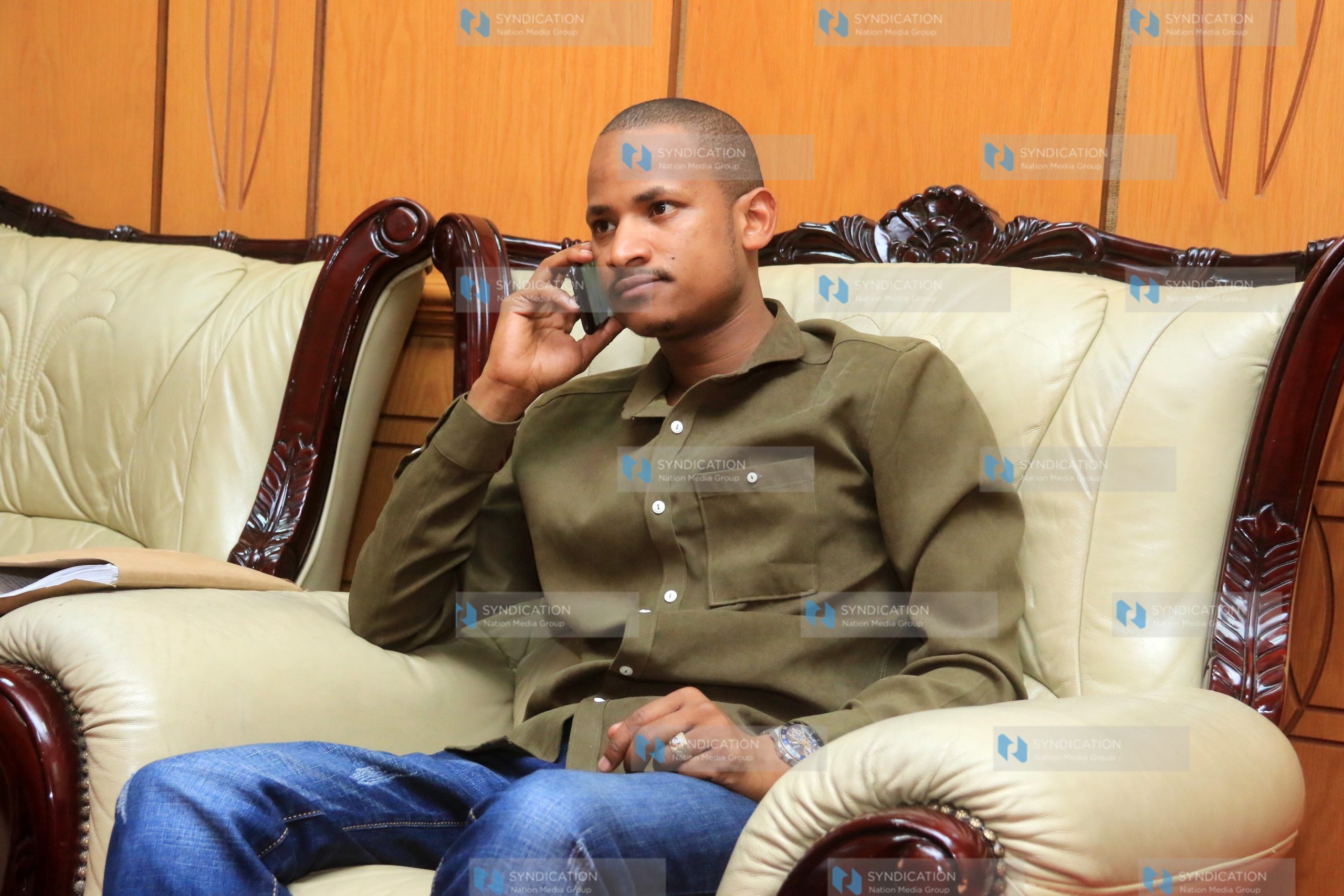 Babu Owino seeking refuge at Speaker of the National Assembly Justin Muturi’s office