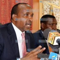 Leader of Majority Aden Duale at Parliament Building