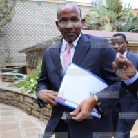 Leader of Majority Aden Duale at Parliament Building Nairobi
