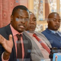 Ndindi Nyoro leads Mps from Central Kenya addressing the media