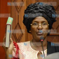 Taveta MP Naomi Shaban is sworn in