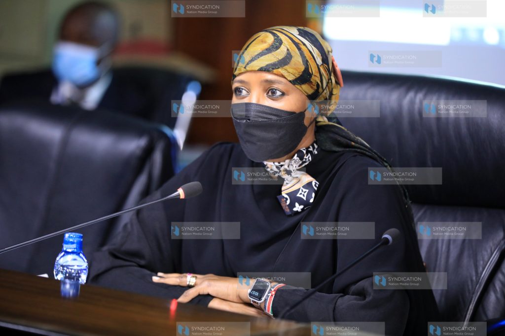 Cabinet Secretary for Sports, Culture and Heritage Amina Mohamed