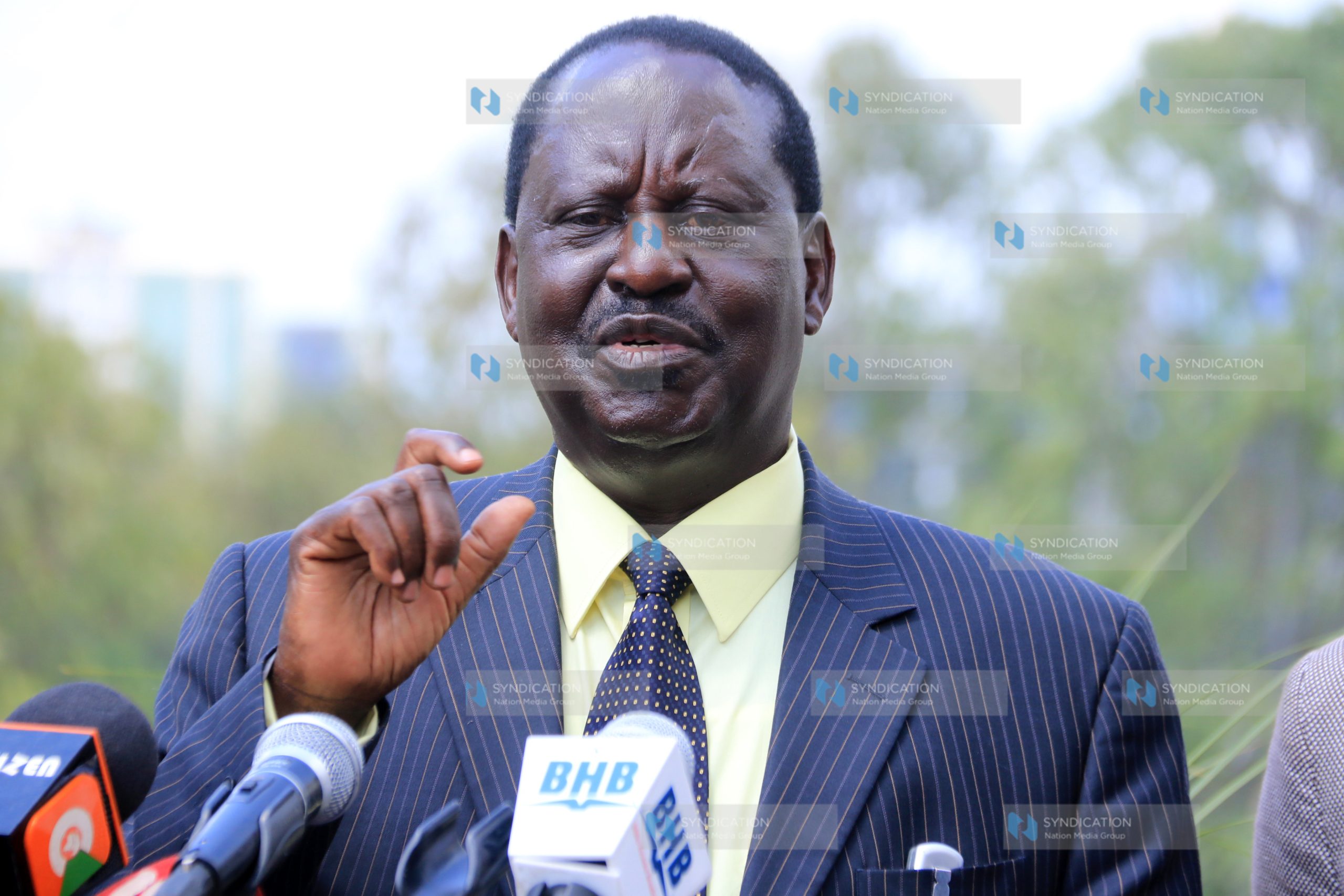 CORD leader Raila Odinga