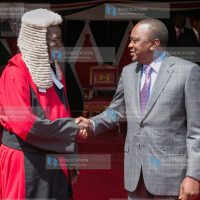 Newly sworn- in Chief justice David Kenani Maraga