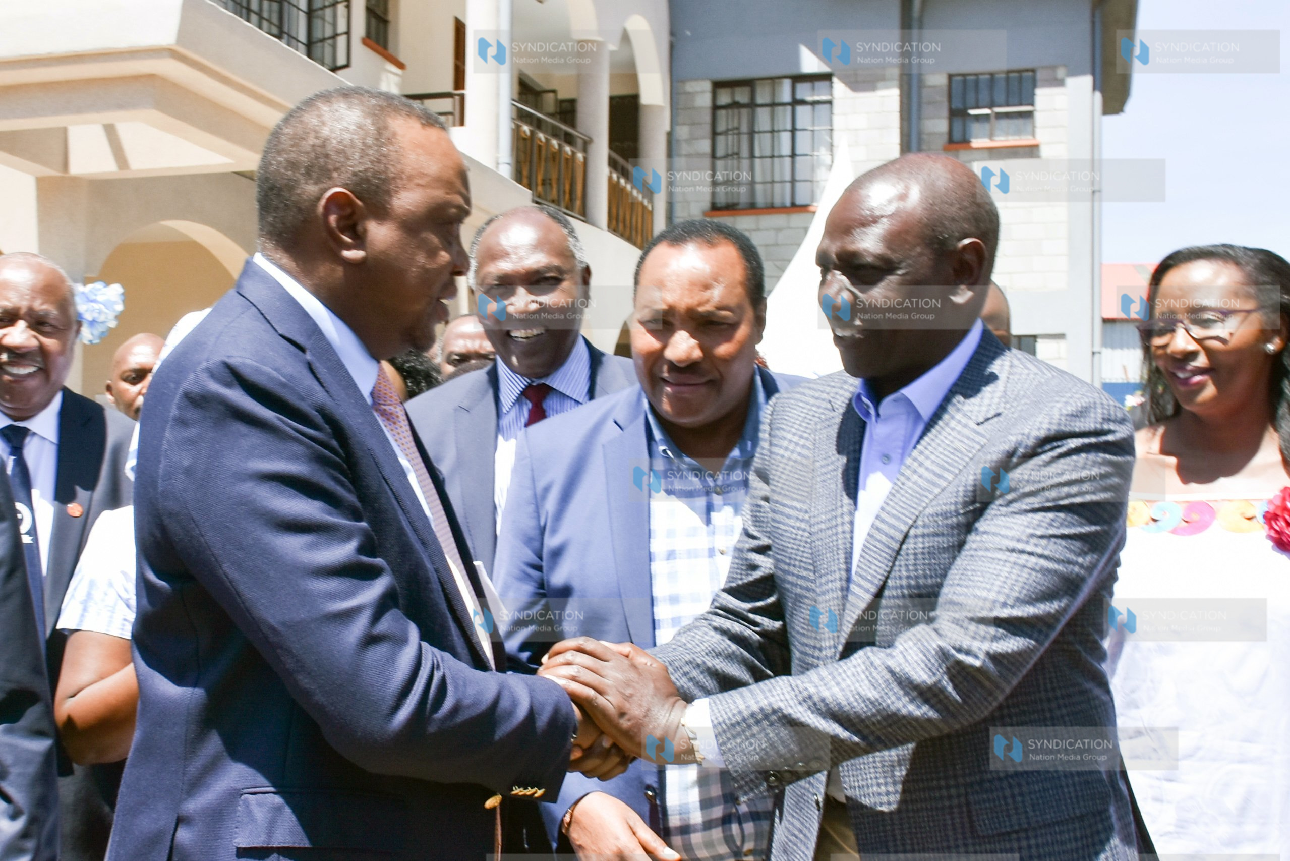 President Uhuru Kenyatta and his deputy William Ruto