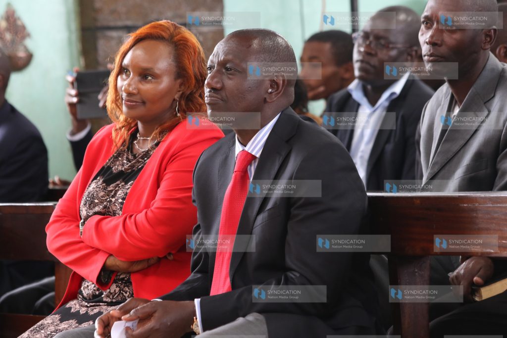 Deputy President William Ruto and Meru Women Representative Florence Kajuju