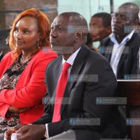 Deputy President William Ruto and Meru Women Representative Florence Kajuju