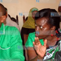 Narc-K party leader Martha Karua accompanied with secretary general Danson Mungatana