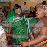 Narc-K party leader Martha Karua(center)