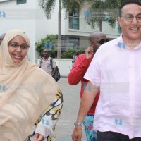 Tourism PS Fatma Hirsi and Tourism CS Najib Balala