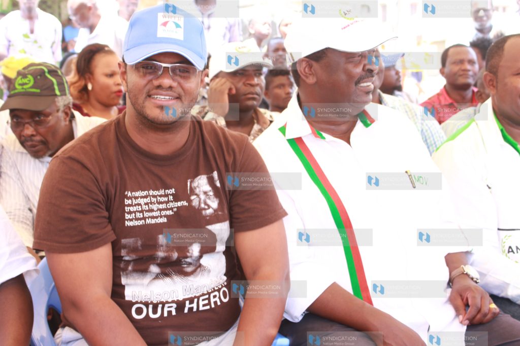 ANC leader Musalia Mudavadi and Wiper Party Secretary General Hassan Omar