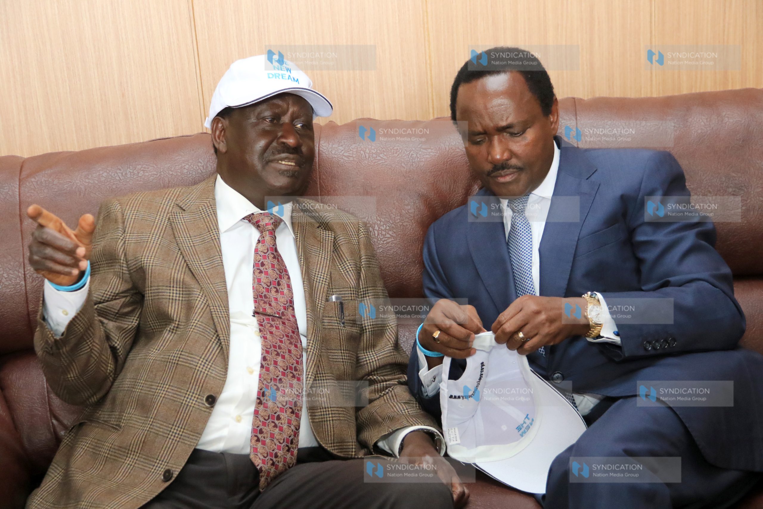 CORD leaders Raila Odinga and Kalonzo Musyoka