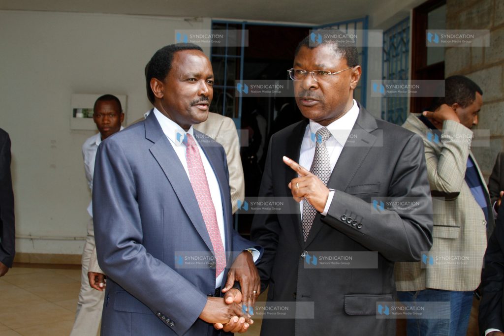 CORD principals Kalonzo Musyoka and Moses Wetangula