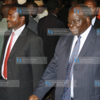 President Mwai Kibaki and the Vice President Kalonzo Musyoka