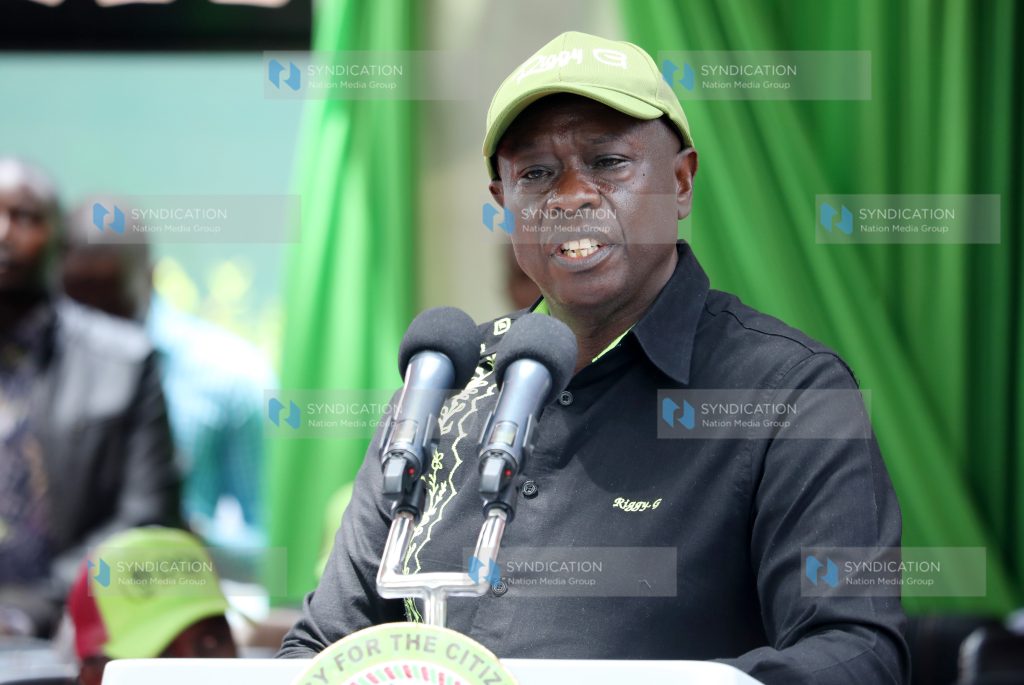 DCP leader Rigathi Gachagua