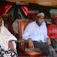 The majority leader of the National Assembly Mr. Aden Duale (centre)