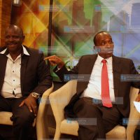 National Assembly Majority leader Aden Duale(right)