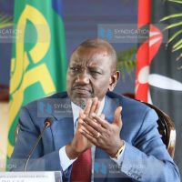 William Samoei Ruto during a meeting