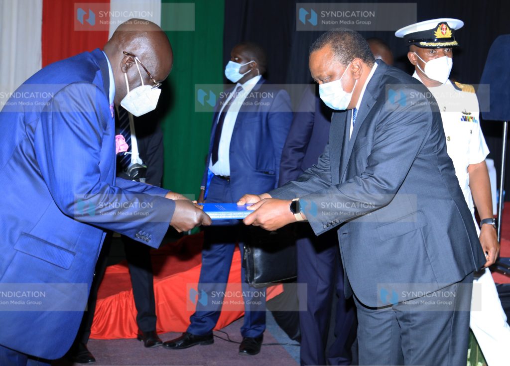 President Uhuru Kenyatta hands over Taskforce report