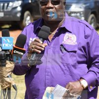 Francis Atwoli during a fundraiser