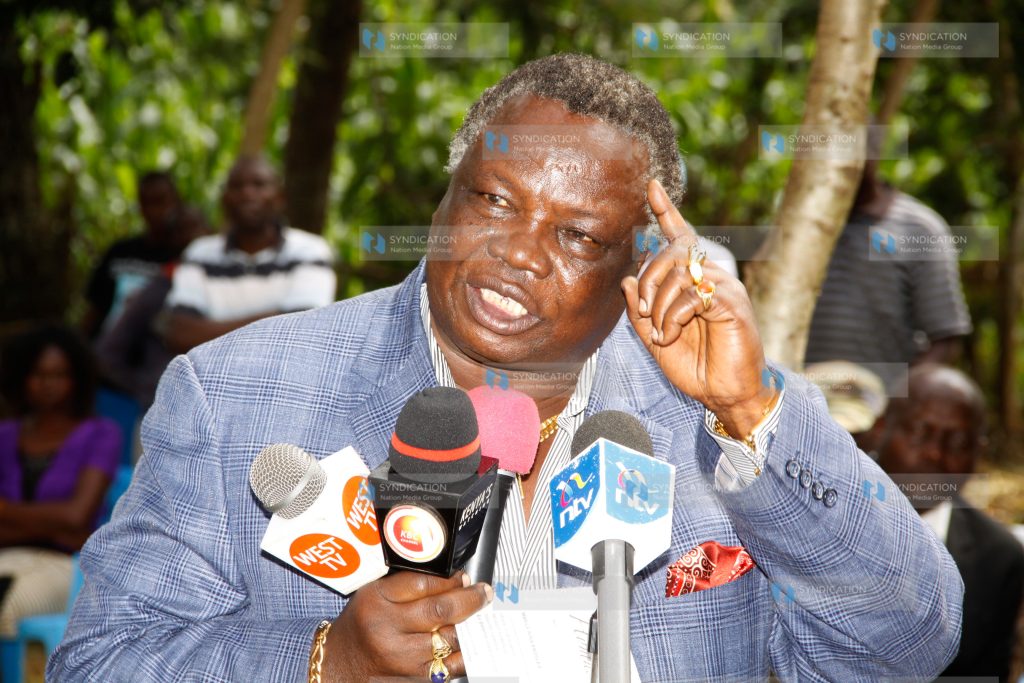 Burial of the late John Khisa Mumelo at Mfupi Village