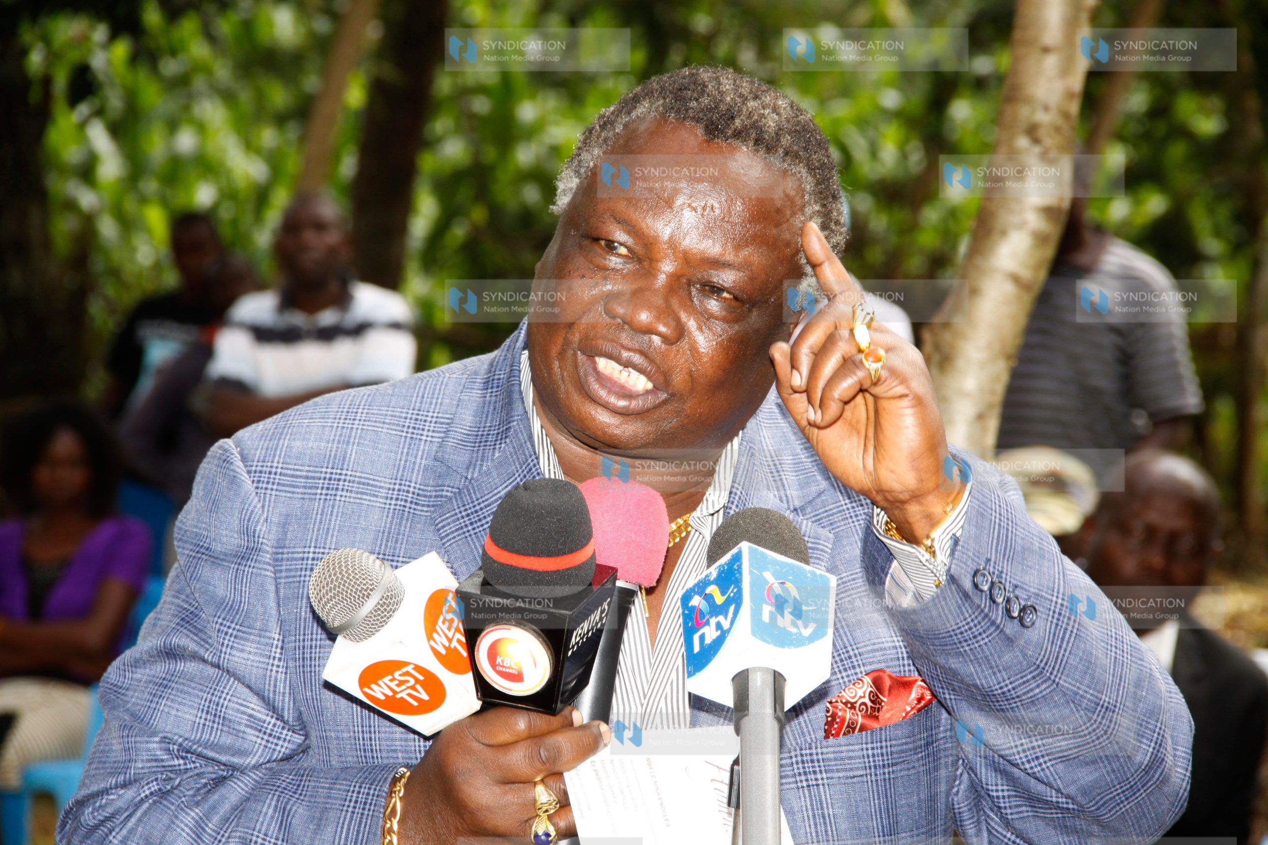Burial of the late John Khisa Mumelo at Mfupi Village