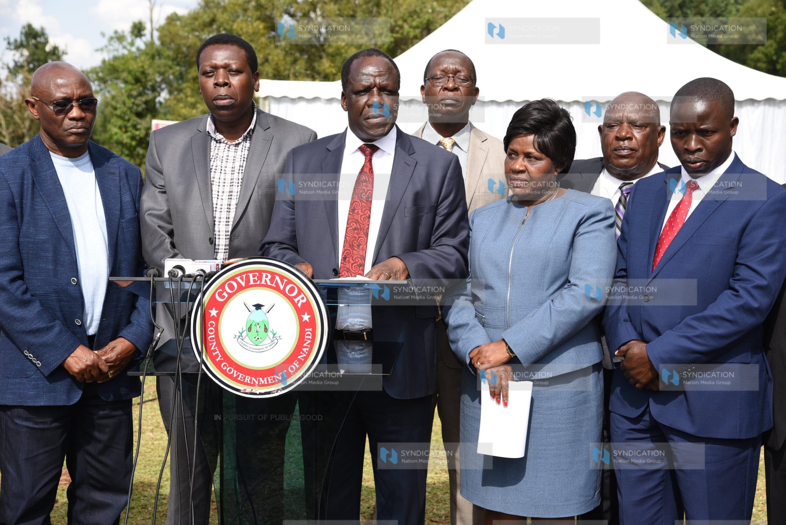 County Governor Wycliff Oparanya